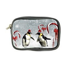 Funny Penguin In A Winter Landscape Coin Purse by FantasyWorld7