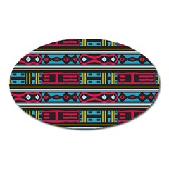 Shapes Rows                                                 Magnet (oval) by LalyLauraFLM