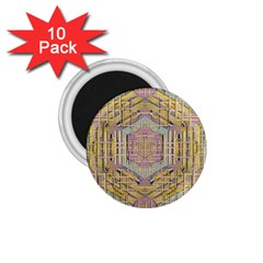 Temple Of Wood With A Touch Of Japan 1 75  Magnets (10 Pack)  by pepitasart