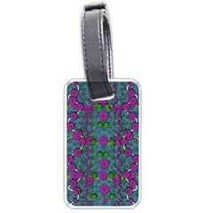 The Most Beautiful Flower Forest On Earth Luggage Tag (one Side) by pepitasart