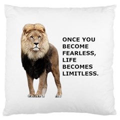 Lion Limitless Standard Flano Cushion Case (one Side) by myuique