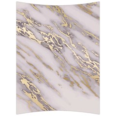 Marble With Metallic Gold Intrusions On Gray White Stone Texture Pastel Rose Pink Background Back Support Cushion by genx