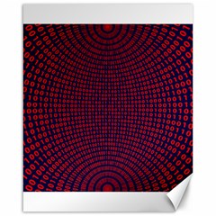 Binary Code Binary Binary System Canvas 16  X 20  by Wegoenart