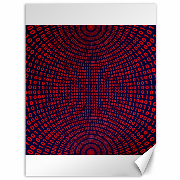 Binary Code Binary Binary System Canvas 36  x 48 