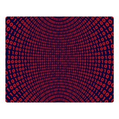 Binary Code Binary Binary System Double Sided Flano Blanket (large)  by Wegoenart