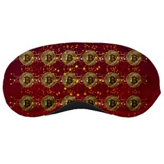 Block Chain Network Bitcoin Data Sleeping Mask by Wegoenart