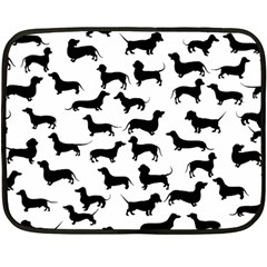 Dachshunds! Fleece Blanket (mini) by ZeeBee