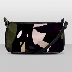 Pattern Formes Vert/noir  Shoulder Clutch Bag by kcreatif