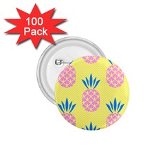 Summer Pineapple Seamless Pattern 1 75  Buttons (100 Pack)  by Sobalvarro