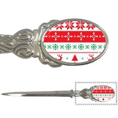 Ugly Christmas Sweater Pattern Letter Opener by Sobalvarro