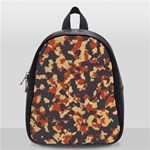 Aged Red, White, and Blue Camo School Bag (Small) Front