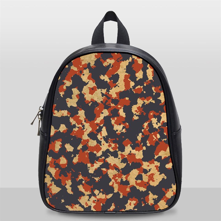 Aged Red, White, and Blue Camo School Bag (Small)