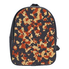 Aged Red, White, And Blue Camo School Bag (xl) by McCallaCoultureArmyShop