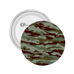 Brown And Green Camo 2 25  Buttons by McCallaCoultureArmyShop