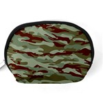 Brown and Green Camo Accessory Pouch (Medium) Back