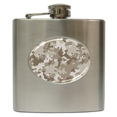 Tan Army Camouflage Hip Flask (6 Oz) by mccallacoulture