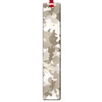 Tan Army Camouflage Large Book Marks Front