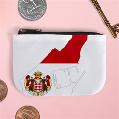 Monaco Country Europe Flag Borders Mini Coin Purse by Sapixe