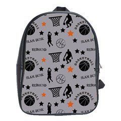 Slam Dunk Basketball Gray School Bag (large) by mccallacoulturesports