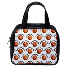 Orange Basketballs Classic Handbag (one Side) by mccallacoulturesports