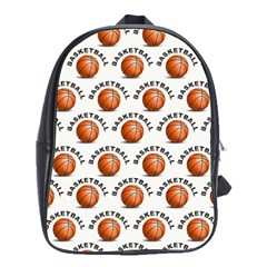 Orange Basketballs School Bag (large) by mccallacoulturesports