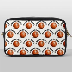 Orange Basketballs Toiletries Bag (one Side) by mccallacoulturesports