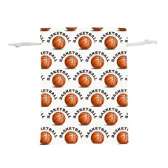 Orange Basketballs Lightweight Drawstring Pouch (m) by mccallacoulturesports