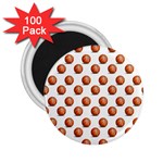 Orange Basketballs 2.25  Magnets (100 pack)  Front