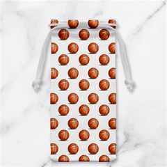 Orange Basketballs Jewelry Bag by mccallacoulturesports