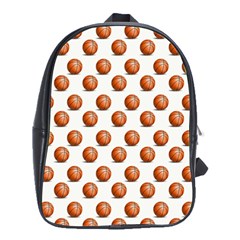 Orange Basketballs School Bag (large) by mccallacoulturesports