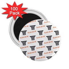 Slam Dunk Baskelball Baskets 2 25  Magnets (100 Pack)  by mccallacoulturesports