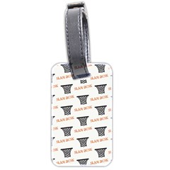 Slam Dunk Baskelball Baskets Luggage Tag (two Sides) by mccallacoulturesports