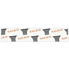 Slam Dunk Baskelball Baskets Small Flano Scarf by mccallacoulturesports