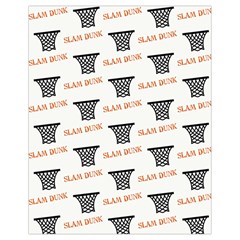 Slam Dunk Baskelball Baskets Drawstring Bag (small) by mccallacoulturesports