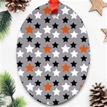 All Star Basketball Oval Ornament (Two Sides) Back