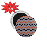 Basketball Thin Chevron 1.75  Magnets (100 pack)  Front