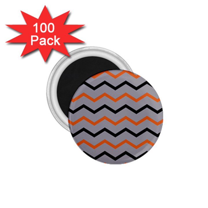 Basketball Thin Chevron 1.75  Magnets (100 pack) 