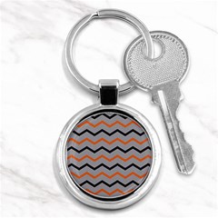 Basketball Thin Chevron Key Chain (round) by mccallacoulturesports