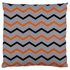 Basketball Thin Chevron Large Cushion Case (one Side) by mccallacoulturesports