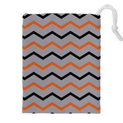 Basketball Thin Chevron Drawstring Pouch (5xl) by mccallacoulturesports