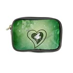 Music, Piano On A Heart Coin Purse Front