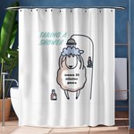 Sheep Showering Shower Curtain 60  x 72  (Medium) 60 x72  Curtain