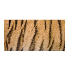 Tiger Stripes And Fur Pattern Design Satin Wrap by myuique