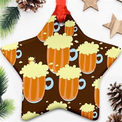 Drink Star Ornament (two Sides) by HermanTelo