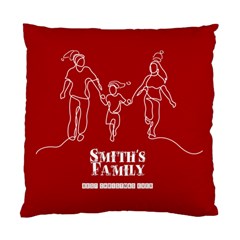 Family Xmas Cushion Case (two Sided)  by xmasyancow