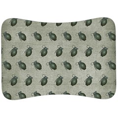 Army Green Hand Grenades Velour Seat Head Rest Cushion by McCallaCoultureArmyShop