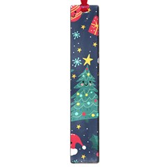 Colorful Funny Christmas Pattern Large Book Marks by Vaneshart