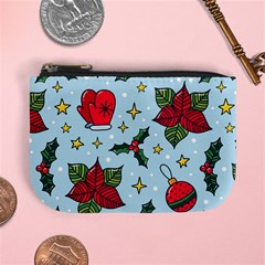 Colorful Funny Christmas Pattern Mini Coin Purse by Vaneshart