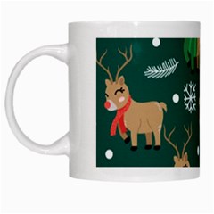 Cute Christmas Pattern Doodl White Mugs by Vaneshart