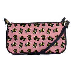 Daisy Pink Shoulder Clutch Bag by snowwhitegirl